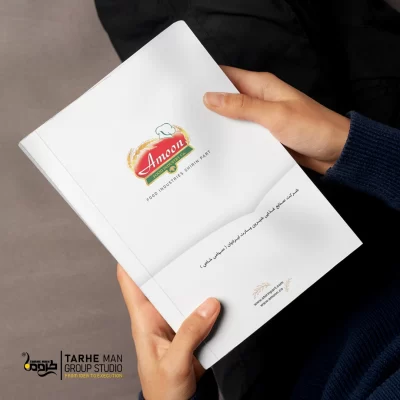 طراحی کاتالوگ تبلیغاتی برای معرفی محصولات آمون
