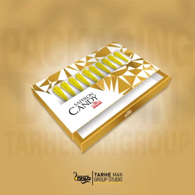 طرح گرافیکی جعبه محصول با رنگبندی جذاب و هماهنگ با هویت بصری برند